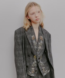 IRENENNE（アイレネ）の「ジャカードフローラルエンブロイダードベスト / Jacquard Floral Embroidered Vest（ベスト）」