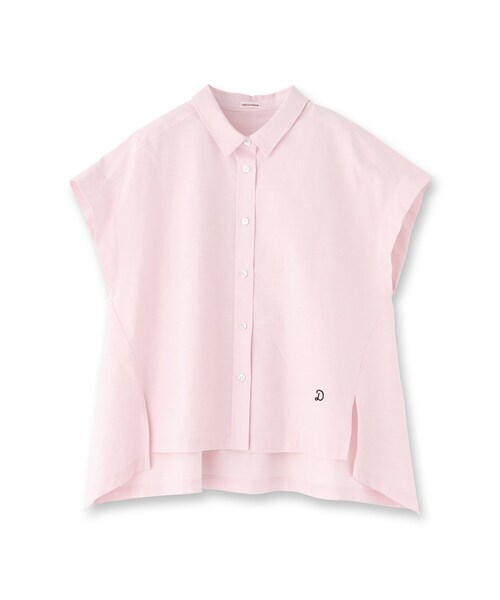 DRESSTERIOR(ドレステリア)の「【毎年人気/ウォッシャブル】バックフレアオックスシャツ(シャツ/ブラウス・レディース・オフホワイト/サックスブルー/ピンク・34/36/38)」の4枚目の写真