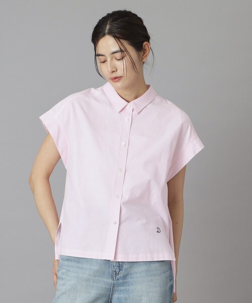 DRESSTERIOR(ドレステリア)の「【毎年人気/ウォッシャブル】バックフレアオックスシャツ(シャツ/ブラウス・レディース・オフホワイト/サックスブルー/ピンク・34/36/38)」の20枚目の写真