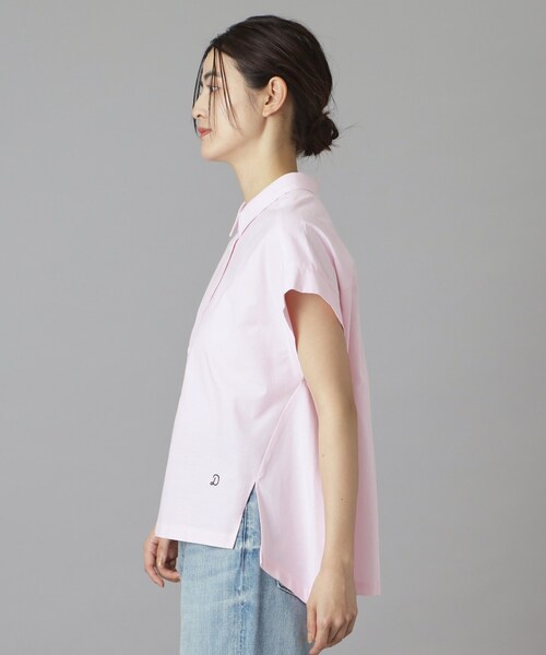 DRESSTERIOR(ドレステリア)の「【毎年人気/ウォッシャブル】バックフレアオックスシャツ(シャツ/ブラウス・レディース・オフホワイト/サックスブルー/ピンク・34/36/38)」の21枚目の写真