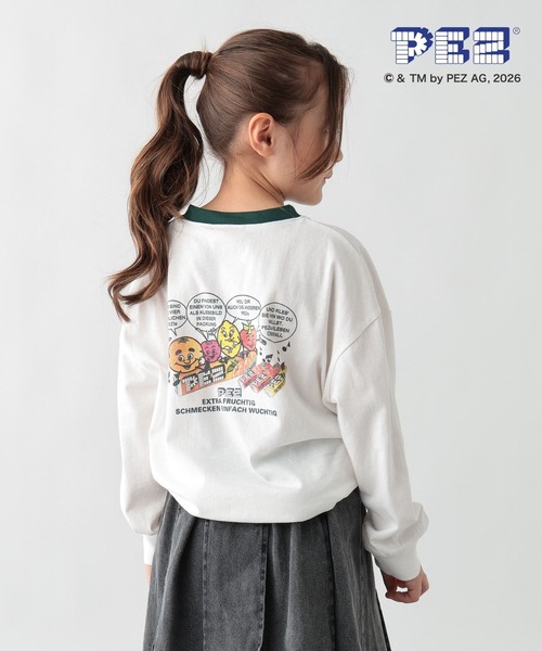 GLOBAL WORK(グローバルワーク)の「ヘビロッTEE/PEZ/長袖/636287(Tシャツ/カットソー・キッズ・ライトグレー/ホワイト/チャコールグレー/ホワイト系その他2・150cm/160cm/140cm/130cm)」の8枚目の写真