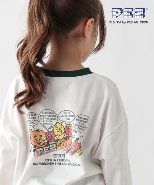 GLOBAL WORK(グローバルワーク)の「ヘビロッTEE/PEZ/長袖/636287(Tシャツ/カットソー・キッズ・ライトグレー/ホワイト/チャコールグレー/ホワイト系その他2・150cm/160cm/140cm/130cm)」の10枚目の写真