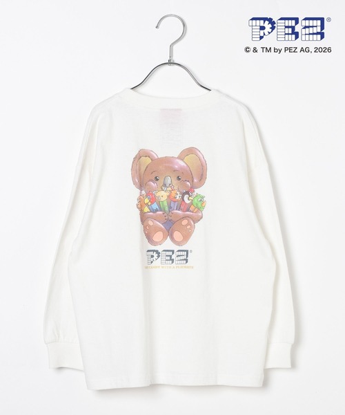 GLOBAL WORK(グローバルワーク)の「ヘビロッTEE/PEZ/長袖/636287(Tシャツ/カットソー・キッズ・ライトグレー/ホワイト/チャコールグレー/ホワイト系その他2・150cm/160cm/140cm/130cm)」の13枚目の写真