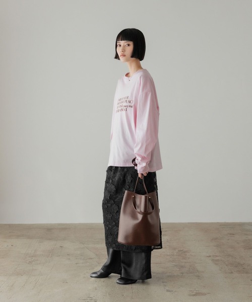 LOWRYS FARM(ローリーズファーム)の「2WAYバケツBAG 656159(トートバッグ・レディース・ブラック/ブラウン・FREE)」の3枚目の写真