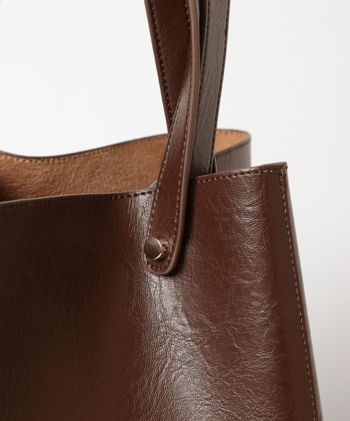 LOWRYS FARM(ローリーズファーム)の「2WAYバケツBAG 656159(トートバッグ・レディース・ブラック/ブラウン・FREE)」の11枚目の写真