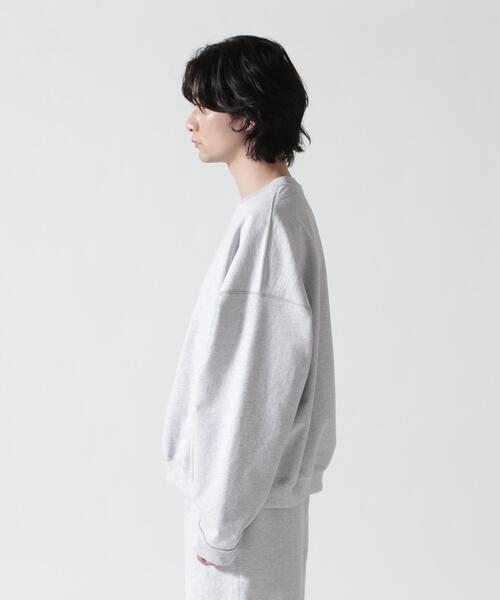 marka（マーカ）の「MARKAWARE（マーカウェア）/ Organic Cotton Heavy Fleece Huge Sweat Short ヒュージスウェットショート（スウェット・メンズ・ブラック/グレー・2/1）」の11枚目の写真