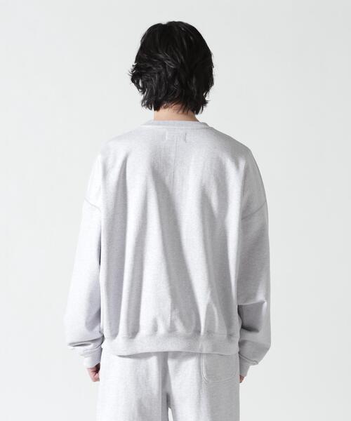 marka（マーカ）の「MARKAWARE（マーカウェア）/ Organic Cotton Heavy Fleece Huge Sweat Short ヒュージスウェットショート（スウェット・メンズ・ブラック/グレー・2/1）」の12枚目の写真