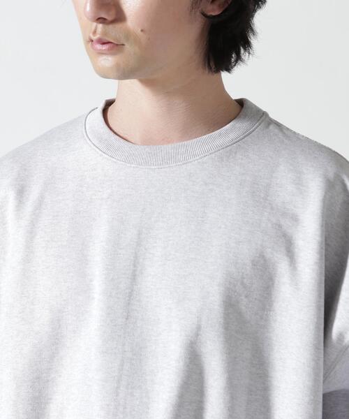 marka（マーカ）の「MARKAWARE（マーカウェア）/ Organic Cotton Heavy Fleece Huge Sweat Short ヒュージスウェットショート（スウェット・メンズ・ブラック/グレー・2/1）」の13枚目の写真