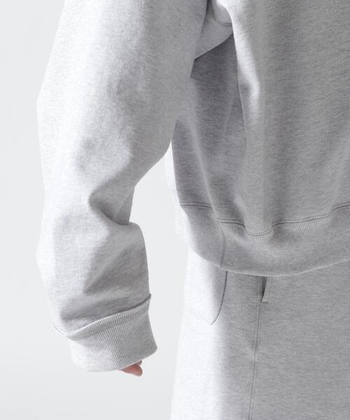 marka（マーカ）の「MARKAWARE（マーカウェア）/ Organic Cotton Heavy Fleece Huge Sweat Short ヒュージスウェットショート（スウェット・メンズ・ブラック/グレー・2/1）」の15枚目の写真