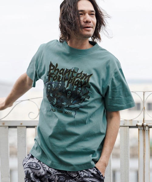 CAMBIO(カンビオ)の「mt10267- プリントT(Phantom Four Play) Tシャツ(CASD-173)(Tシャツ/カットソー・メンズ・スミクロ/ホワイト系その他/グリーン系その他・M/S/XL/L)」の9枚目の写真