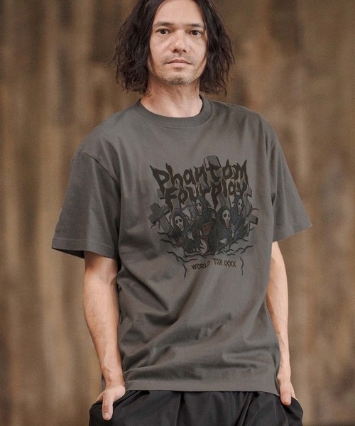 CAMBIO(カンビオ)の「mt10267- プリントT(Phantom Four Play) Tシャツ(CASD-173)(Tシャツ/カットソー・メンズ・スミクロ/ホワイト系その他/グリーン系その他・M/S/XL/L)」の12枚目の写真