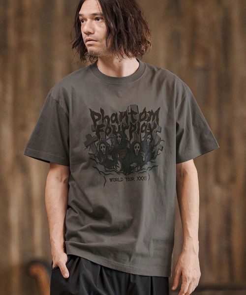 CAMBIO(カンビオ)の「mt10267- プリントT(Phantom Four Play) Tシャツ(CASD-173)(Tシャツ/カットソー・メンズ・スミクロ/ホワイト系その他/グリーン系その他・M/S/XL/L)」の13枚目の写真