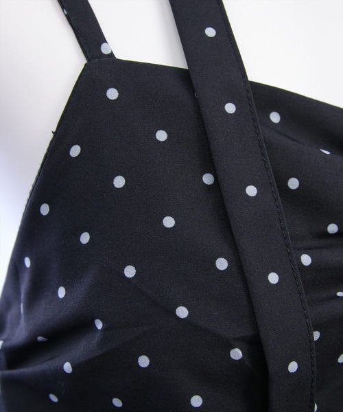 clear（クリア）の「チョーカー付きアシンメトリードットキャミワンピース[大人 フェミニン 上品]≪新作≫（ワンピース・レディース・ブラック系その他/ホワイト系その他・F/PF）」の15枚目の写真