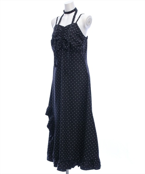 clear（クリア）の「チョーカー付きアシンメトリードットキャミワンピース[大人 フェミニン 上品]≪新作≫（ワンピース・レディース・ブラック系その他/ホワイト系その他・F/PF）」の16枚目の写真