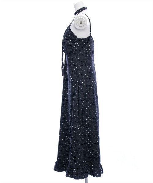 clear（クリア）の「チョーカー付きアシンメトリードットキャミワンピース[大人 フェミニン 上品]≪新作≫（ワンピース・レディース・ブラック系その他/ホワイト系その他・F/PF）」の17枚目の写真