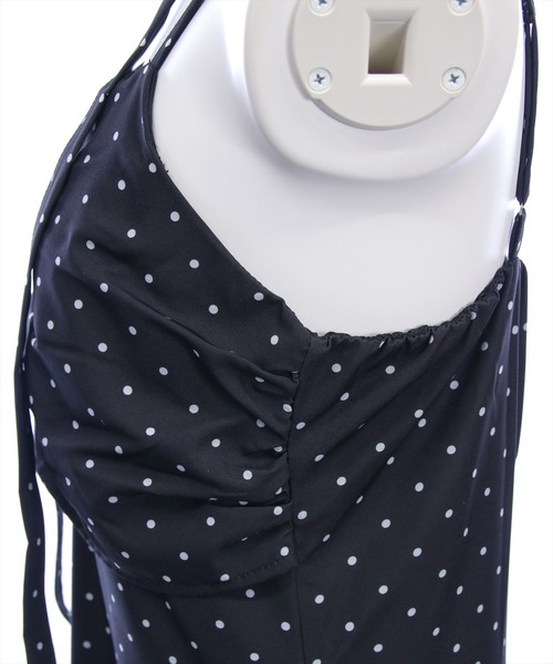 clear（クリア）の「チョーカー付きアシンメトリードットキャミワンピース[大人 フェミニン 上品]≪新作≫（ワンピース・レディース・ブラック系その他/ホワイト系その他・F/PF）」の22枚目の写真