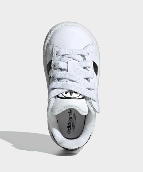 adidas（アディダス）の「キャンパス 00s コンフォートクロージャー 伸縮シューレース キッズ / Campus 00s Comfort Closure Elastic Lace Kids / アディダスオリジナルス adidas Originals（スニーカー・キッズ・ホワイト・13.0cm/14.0cm/15.0cm/12cm/16.0cm）」の2枚目の写真