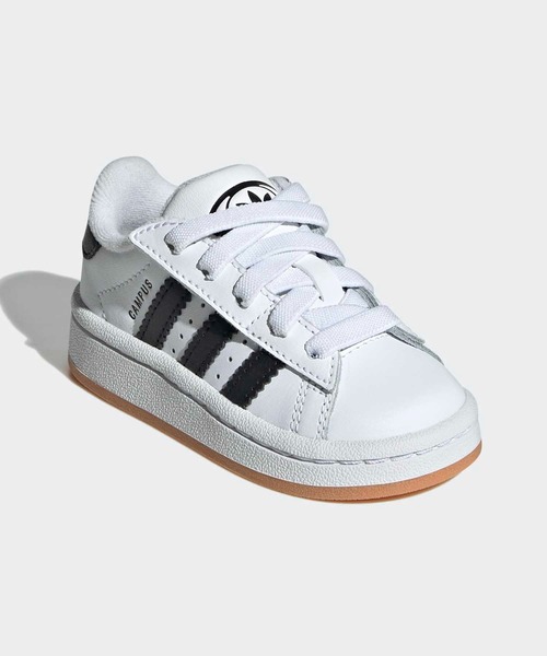 adidas（アディダス）の「キャンパス 00s コンフォートクロージャー 伸縮シューレース キッズ / Campus 00s Comfort Closure Elastic Lace Kids / アディダスオリジナルス adidas Originals（スニーカー・キッズ・ホワイト・13.0cm/14.0cm/15.0cm/12cm/16.0cm）」の4枚目の写真