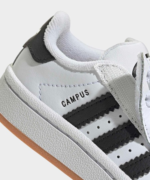 adidas（アディダス）の「キャンパス 00s コンフォートクロージャー 伸縮シューレース キッズ / Campus 00s Comfort Closure Elastic Lace Kids / アディダスオリジナルス adidas Originals（スニーカー・キッズ・ホワイト・13.0cm/14.0cm/15.0cm/12cm/16.0cm）」の8枚目の写真