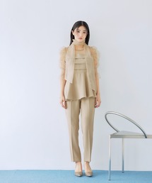 DAZZY（デイジー）の「【darial】ribon organdy set up 入園式 入学式 卒園式 卒業式 お呼ばれ 結婚式 二次会 成人式 同窓会 セレモニードレス パーティドレス オケージョンドレス（セットアップ）」