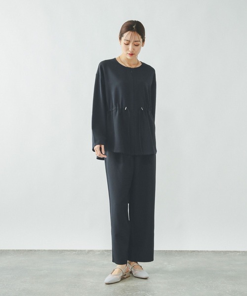 GLOBAL WORK（グローバルワーク）の「ジョーゼットカーディガン＊パンツセット/636248（その他パンツ・レディース・ブラック/ネイビー・LARGE/MEDIUM）」の11枚目の写真