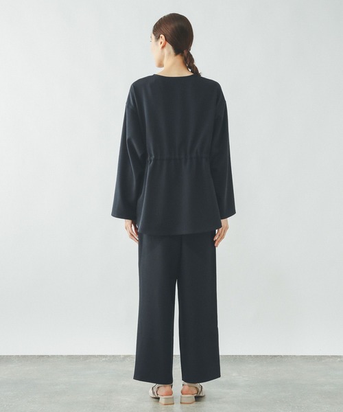 GLOBAL WORK（グローバルワーク）の「ジョーゼットカーディガン＊パンツセット/636248（その他パンツ・レディース・ブラック/ネイビー・LARGE/MEDIUM）」の14枚目の写真
