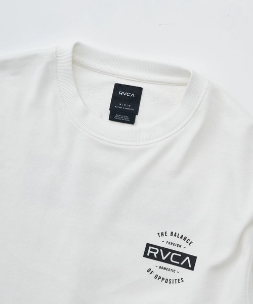 RVCA(ルーカ)の「RVCA メンズ TCS FT SS トレーナー 【2026年春夏モデル】/ルーカ半袖スウェットトレーナー(スウェット・メンズ・ホワイト/ブラック/ヘザーグレー・X-LARGE/LARGE/MEDIUM/SMALL)」の7枚目の写真