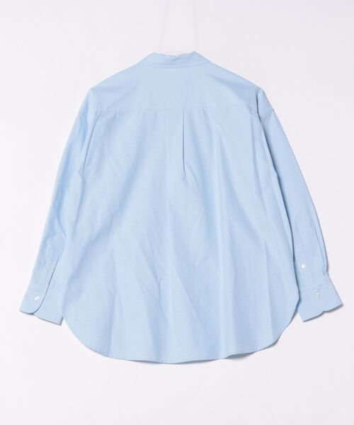 LA MARINE FRANCAISE(マリン フランセーズ)の「オックス定番シャツ(シャツ/ブラウス・レディース・ホワイト/ネイビー/サックスブルー・1)」の10枚目の写真