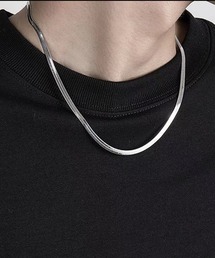 WARAIJOGO（ワライジョウゴ）の「EKG186/シルバースネークチェーンネックレス/ユニセックス(NEZ)（ネックレス）」