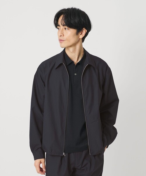 BEAUTY&YOUTH UNITED ARROWS（ビューティーアンドユースユナイテッドアローズ）の「KOMATSU PACK ジップ アップ シャツ セットアップ対応 撥水 ウォッシャブル（ブルゾン・メンズ・ダークグレー/ネイビー・XL/L/M/S）」の3枚目の写真