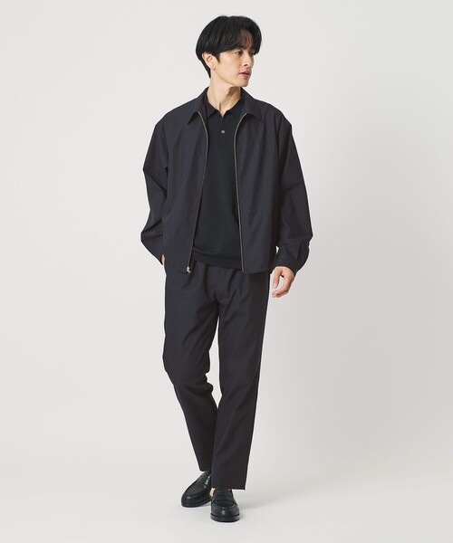 BEAUTY&YOUTH UNITED ARROWS（ビューティーアンドユースユナイテッドアローズ）の「KOMATSU PACK ジップ アップ シャツ セットアップ対応 撥水 ウォッシャブル（ブルゾン・メンズ・ダークグレー/ネイビー・XL/L/M/S）」の4枚目の写真