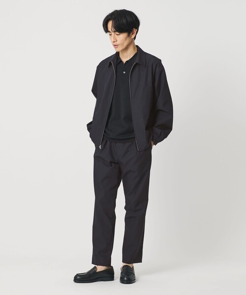 BEAUTY&YOUTH UNITED ARROWS（ビューティーアンドユースユナイテッドアローズ）の「KOMATSU PACK ジップ アップ シャツ セットアップ対応 撥水 ウォッシャブル（ブルゾン・メンズ・ダークグレー/ネイビー・XL/L/M/S）」の5枚目の写真