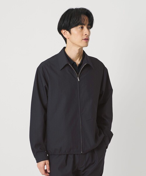 BEAUTY&YOUTH UNITED ARROWS（ビューティーアンドユースユナイテッドアローズ）の「KOMATSU PACK ジップ アップ シャツ セットアップ対応 撥水 ウォッシャブル（ブルゾン・メンズ・ダークグレー/ネイビー・XL/L/M/S）」の6枚目の写真