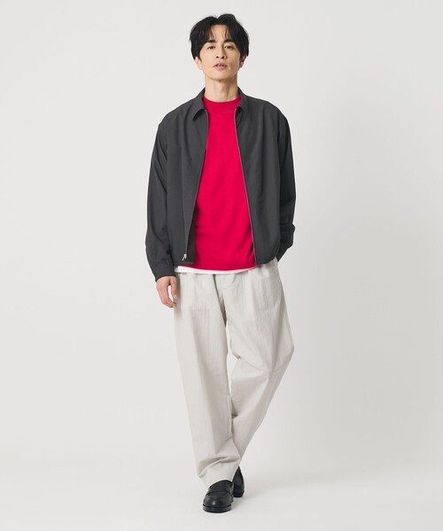 BEAUTY&YOUTH UNITED ARROWS（ビューティーアンドユースユナイテッドアローズ）の「KOMATSU PACK ジップ アップ シャツ セットアップ対応 撥水 ウォッシャブル（ブルゾン・メンズ・ダークグレー/ネイビー・XL/L/M/S）」の7枚目の写真