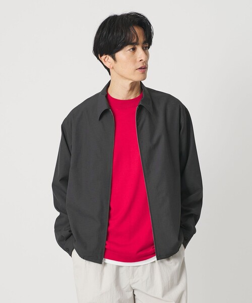 BEAUTY&YOUTH UNITED ARROWS（ビューティーアンドユースユナイテッドアローズ）の「KOMATSU PACK ジップ アップ シャツ セットアップ対応 撥水 ウォッシャブル（ブルゾン・メンズ・ダークグレー/ネイビー・XL/L/M/S）」の8枚目の写真