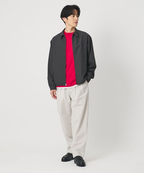 BEAUTY&YOUTH UNITED ARROWS（ビューティーアンドユースユナイテッドアローズ）の「KOMATSU PACK ジップ アップ シャツ セットアップ対応 撥水 ウォッシャブル（ブルゾン・メンズ・ダークグレー/ネイビー・XL/L/M/S）」の9枚目の写真