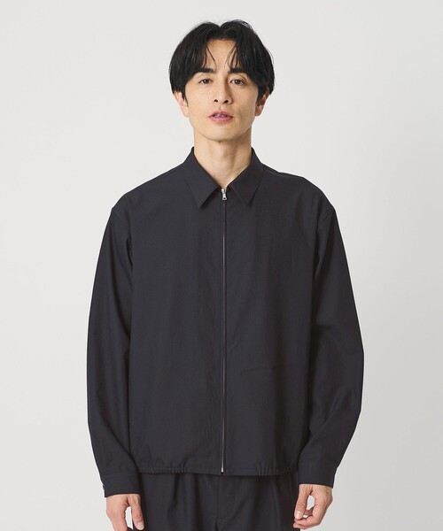 BEAUTY&YOUTH UNITED ARROWS（ビューティーアンドユースユナイテッドアローズ）の「KOMATSU PACK ジップ アップ シャツ セットアップ対応 撥水 ウォッシャブル（ブルゾン・メンズ・ダークグレー/ネイビー・XL/L/M/S）」の11枚目の写真