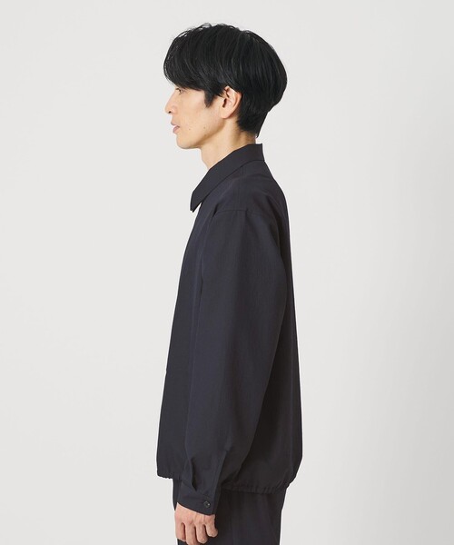 BEAUTY&YOUTH UNITED ARROWS（ビューティーアンドユースユナイテッドアローズ）の「KOMATSU PACK ジップ アップ シャツ セットアップ対応 撥水 ウォッシャブル（ブルゾン・メンズ・ダークグレー/ネイビー・XL/L/M/S）」の12枚目の写真