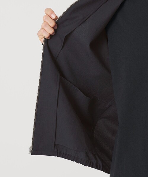 BEAUTY&YOUTH UNITED ARROWS（ビューティーアンドユースユナイテッドアローズ）の「KOMATSU PACK ジップ アップ シャツ セットアップ対応 撥水 ウォッシャブル（ブルゾン・メンズ・ダークグレー/ネイビー・XL/L/M/S）」の15枚目の写真