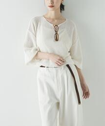 URBAN RESEARCH | ペーパーヤーンボートネックニット(ニット/セーター)