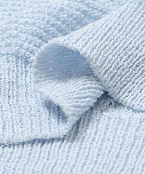 URBAN RESEARCH(アーバンリサーチ)の「ペーパーヤーンボートネックニット(ニット/セーター・レディース・チャコールグレー/ブルー系その他/ホワイト・FREE)」の14枚目の写真