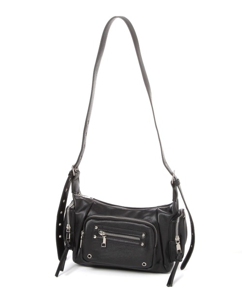 3.3 Field Trip （3.3フィールドトリップ）の「3.3 Field Trip／ポケットデザインショルダーバッグ（ショルダーバッグ・レディース・ブラック/アイボリー・FREE）」の11枚目の写真