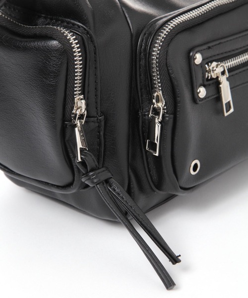 3.3 Field Trip （3.3フィールドトリップ）の「3.3 Field Trip／ポケットデザインショルダーバッグ（ショルダーバッグ・レディース・ブラック/アイボリー・FREE）」の15枚目の写真