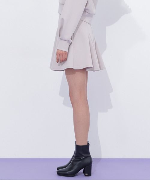 JILL by JILL STUART(ジルバイジルスチュアート)の「ダイバーセットアップ ミニスカパン(スカート・レディース・ブラック/ベージュ/グレー・FREE)」の20枚目の写真