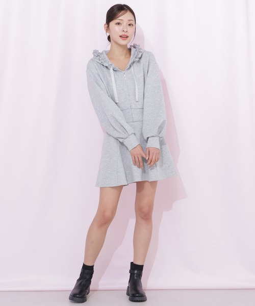 JILL by JILL STUART(ジルバイジルスチュアート)の「ダイバーセットアップ ミニスカパン(スカート・レディース・ブラック/ベージュ/グレー・FREE)」の11枚目の写真