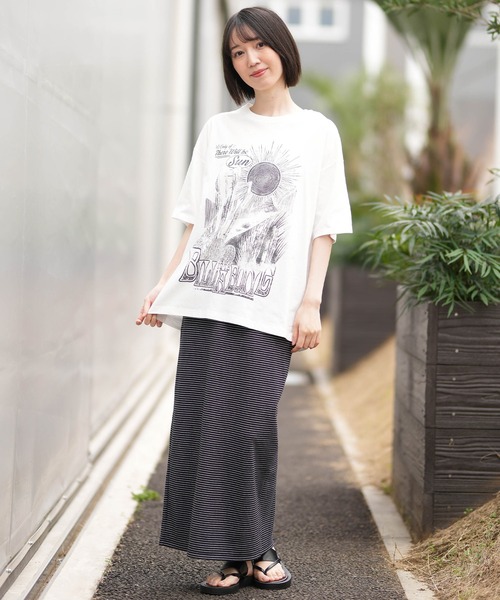BILLABONG(ビラボン)の「BILLABONG/ビラボン 半袖 Tシャツ BG013214(Tシャツ/カットソー・レディース・スミクロ/ホワイト・L/M)」の9枚目の写真