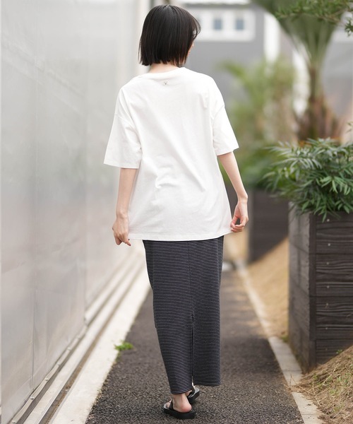 BILLABONG(ビラボン)の「BILLABONG/ビラボン 半袖 Tシャツ BG013214(Tシャツ/カットソー・レディース・スミクロ/ホワイト・L/M)」の10枚目の写真