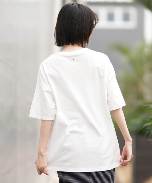 BILLABONG(ビラボン)の「BILLABONG/ビラボン 半袖 Tシャツ BG013214(Tシャツ/カットソー・レディース・スミクロ/ホワイト・L/M)」の8枚目の写真