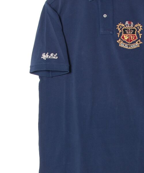 POLO RALPH LAUREN（ポロ ラルフ ローレン）の「クラシック フィット エンブロイダリー メッシュ ポロシャツ（ポロシャツ・メンズ・ブルー・L/M/S/XL/XS/XXL）」の2枚目の写真