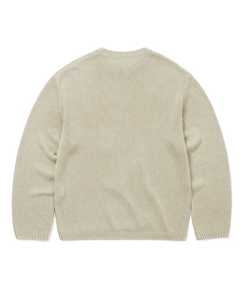 thisisneverthat(ディスイズネバーザット)の「Loose Gauge Knit Crew(ニット/セーター・メンズ・ブラック/アイボリー/ライトブラウン・L/M/S/XL)」の5枚目の写真